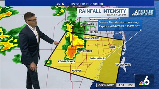 First Alert Weather: Severe Thunderstorm Warning Issued for Miami-Dade