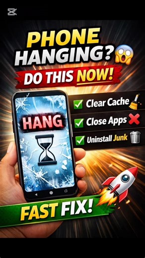 Phone Hanging? Fix It in 30 Seconds 😱 | Mobile Tricks Guru #shorts