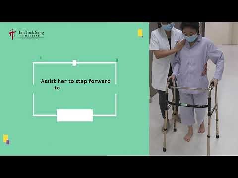 Walking with Walking Frame or Walking Frame with Wheels (Step-through Gait)