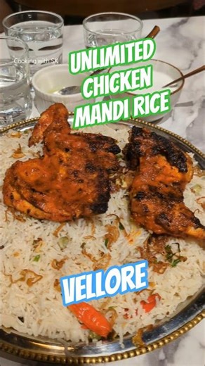 Unlimited Chicken Mandi Rice in Vellore #shorts #friends