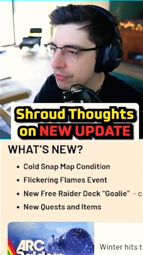 Shroud Thoughts on Arc's NEW Update