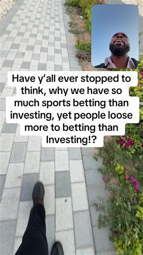 ‏Random Thought…. Why is betting more popular than Investing!?