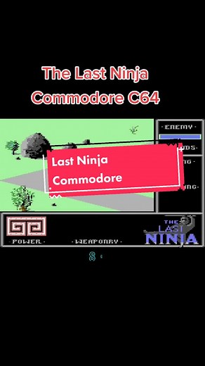 The Last Ninja Commodore 64 Gameplay
