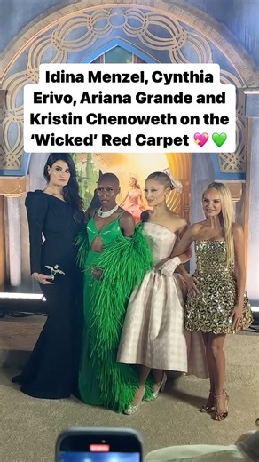 #Wicked the film 🤝 Wicked on Broadway. 💗💚￼ | People