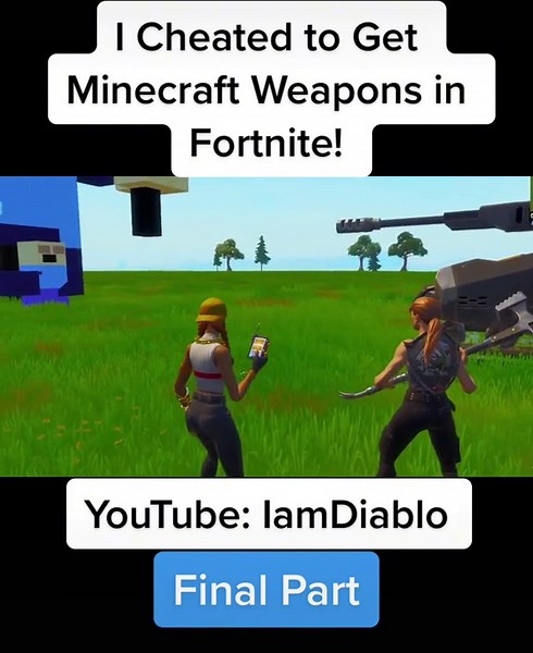 Checkout the full video to see the ending! #iamdiablo #fortniteminecraft #fortnitemods