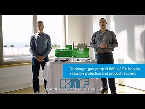 Diaphragm gas pump N 680.1.2 Ex for safe emission protection and product recovery