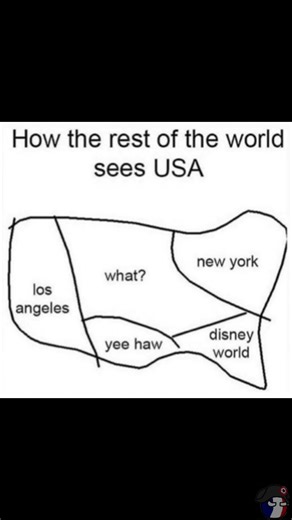 how world see USA #map #mapper #usa
