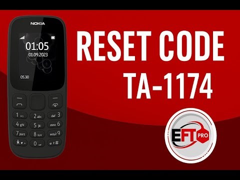 ✅ Nokia TA-1174 Reset Code Using EFT Pro | Factory Reset & FRP Remove