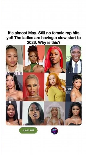 🎤 It's almost May 2026 — still no female rap hits yet. Why the slow start? #shorts #fyp