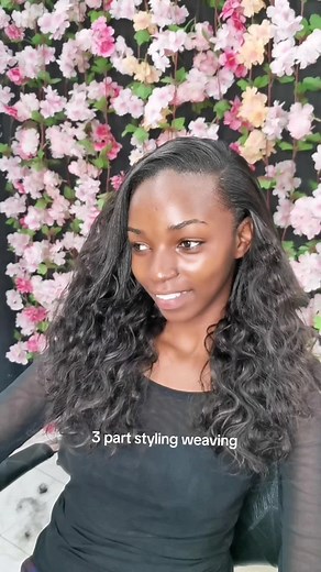 3 part styling weaving weaving in mombasa #weavinging #mombasatiktokers #sewingtiktok #weavingtiktok #weaving