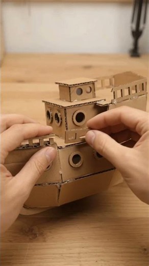 Make a Pirate Ship from Cardboard