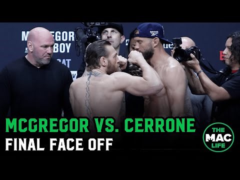 Conor McGregor vs. Donald Cerrone Final Face Off | UFC 246 Ceremonial Weigh-ins