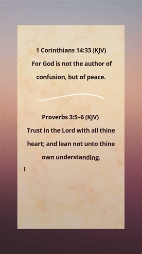 13 Confusion Scripture for lack of clarity, and mental unrest. Scripture For Life Book, Vol 1