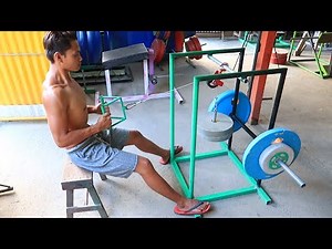 How to Make Homemade Cable Row Machine and Dip Bar