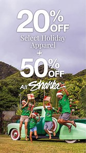 🎁 Holiday cheer just got Crazy! Get 20% off select holiday apparel AND 50% off ALL Sharka gear. 🦈✨ Limited time only! | Crazy Shirts® Official Page