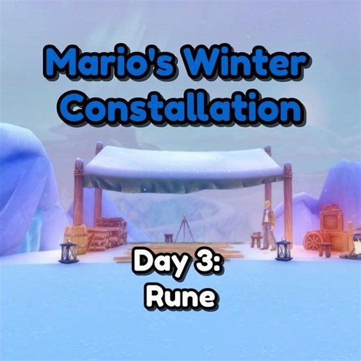 Mario's Winter Constallation Location 🌟 Day 3: Rune