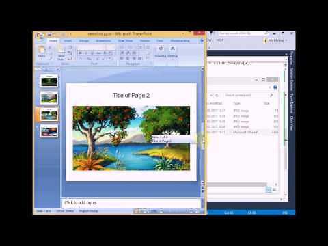 Creating PowerPoint presentations using c#