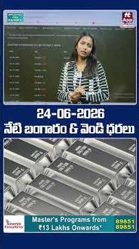 Gold Rate Today | Gold Price in India | Silver Price Today | @Hittvtelugunews ​