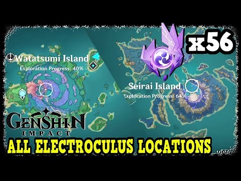 All 56 Electroculus Locations in Genshin Impact (Inazuma 2.1 Update)