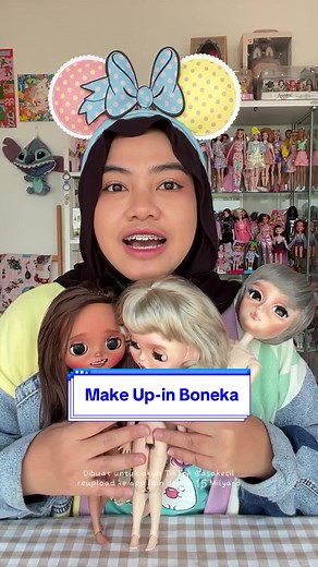 Make Up-in Boneka: Fake Body & Situation. Blythe Doll Makeup Tutorial
