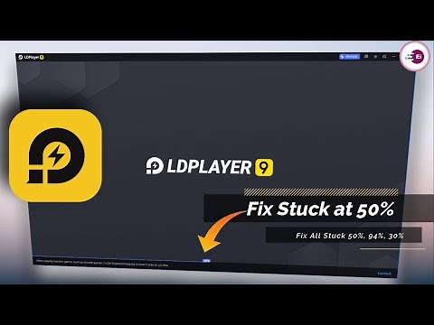 LD Player 50% Loading Stucks Problem Fix | LD Player Stuck at 50% Not Opening Fix (2025)