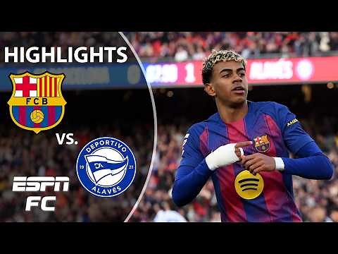 LAST-MINUTE FINISH! 🔥 Barcelona vs. Alaves | LALIGA Highlights | ESPN FC