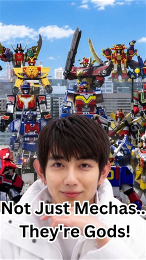 God Mechas in Super Sentai #tokusatsu #supersentaiseries #sentai #powerrangers #mecha #toei
