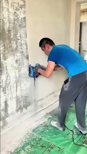First Step of Gypsum Plastering: Wall Sanding Tutorial