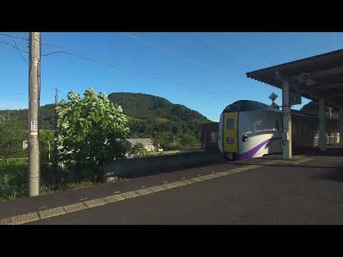 北海道鉄道動画（新夕張駅）4K・HDR対応その2 Videos taken in Hokkaido