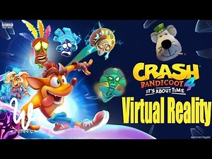 Crash Bandicoot in VR. Quest PCVR Setup.