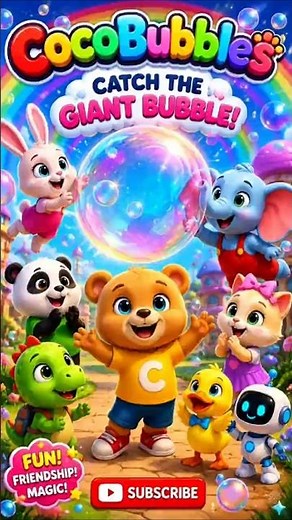 🫧 Giant Bubble Challenge! | Fun Bubble Adventure for Toddlers | CocoBubbles