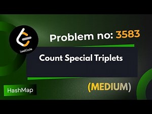Count Special Triplets | Leetcode 3583 | Explanation With Code | Java