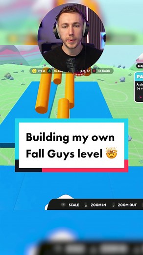I built my own Fall Guys level! 🤯 #FallGuy #Gaming #Games #Miniminter