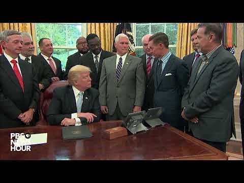 WATCH: President Trump meets religious leaders on National Day of Prayer