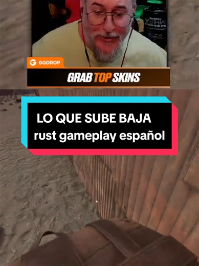 Hoy vamos a aprender que todo lo que sube termina bajando... 😆 - RUST EVENTO LA COSECHA | pnkfacil. Todos los días en directo en Twitch, Kick y Youtube. #rust #rustgame #lacosecharust #twitch #twitchstreamer