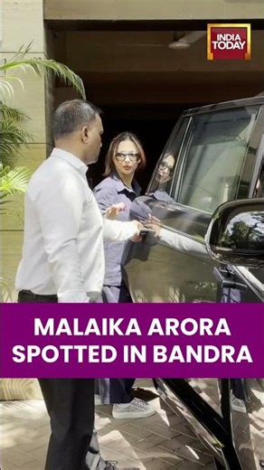 Malaika Arora Spotted In Bandra | Actor Caught On Camera During Casual Outing #malaikaarora