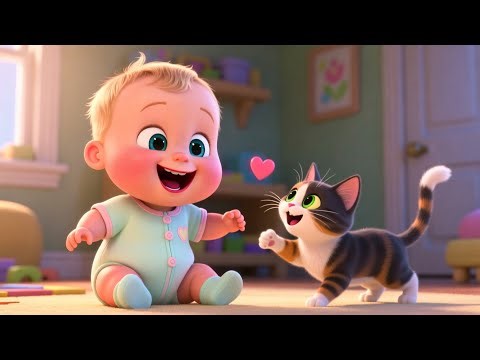 Tiny Kitten Counting Fun 🐱🔢 Fun Numbers Song for Kids | Learn Counting with Baby