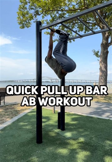 Quick Pull Up Bar Ab Workout Routine