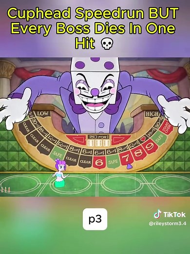 Fastest Cuphead Boss Rush With One Attack Only#cuphead #speedrun #gaming #bossfight #gamer #fyp #foryou #viral