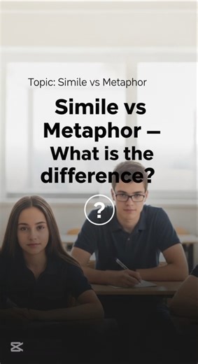 👉 Simile vs Metaphor (Don’t confuse this again!) #shorts #simile #metaphor