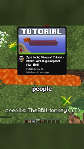 Can you get infinite lava? #minecraft