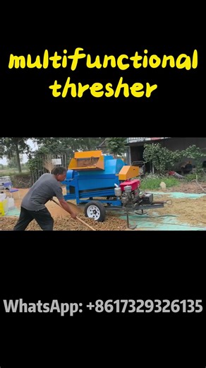 Multifunctional Thresher Review – Corn, Sorghum, Soybean & Wheat Threshing #thresh #farming