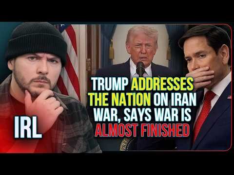 Trump ADDRESSES The Nation On Iran War, Says War Is Almost FINISHED