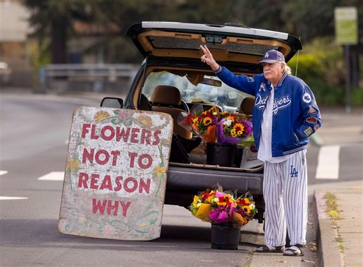 Cotati’s beloved roadside flower seller, Michael Larrain, dies at 78