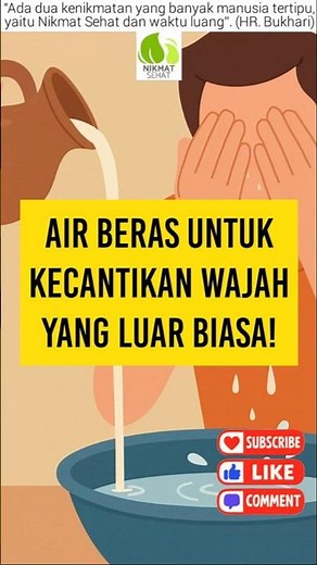 Manfaat Air Beras Untuk Wajah yang Sangat Menakjubkan! Begini Caranya!