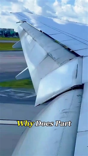 Out Oftime on Instagram: "✈️ Is this scary… or totally normal? Ever noticed part of the airplane wing suddenly pop up right after landing? 😳 Don’t worry — nothing is broken. That panel is called a spoiler. The moment the wheels touch the runway, sensors activate the spoilers to kill lift, push the plane firmly onto the ground, and help it slow down safely. It’s a designed safety feature, not a malfunction. So next time you see it happen, you’ll know — it’s the plane doing exactly what it’s supp