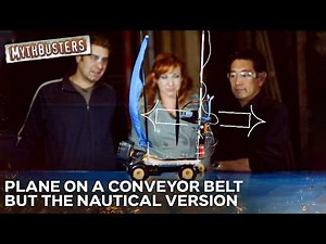 Can You Actually Propel A Sailboat By Blowing Into Your Own Sail? | MythBusters