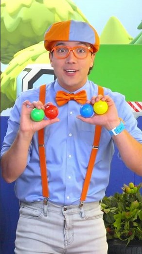 🔴 Blippi's Colour Ball Learning 🔵 | #shorts
