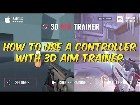 How to use a controller with 3D Aim Trainer