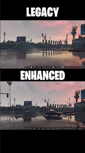 🚗 Legacy GTA 5 vs Enhanced Edition – Realistic Graphics Test!